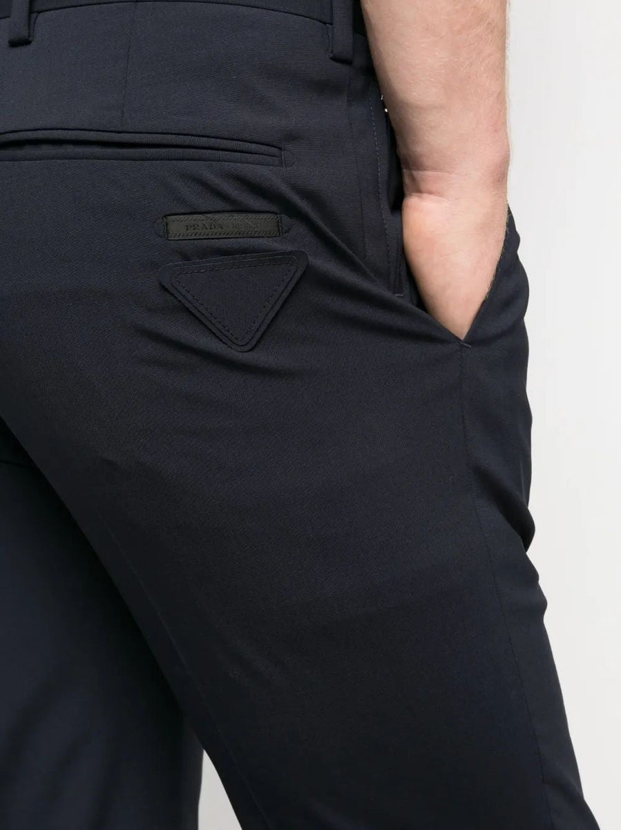 PRADA Stretch Wool Pants for Men - Fall 2025
