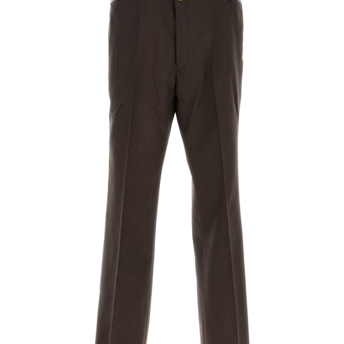 PRADA Wide-Leg Mohair Blend Pants
