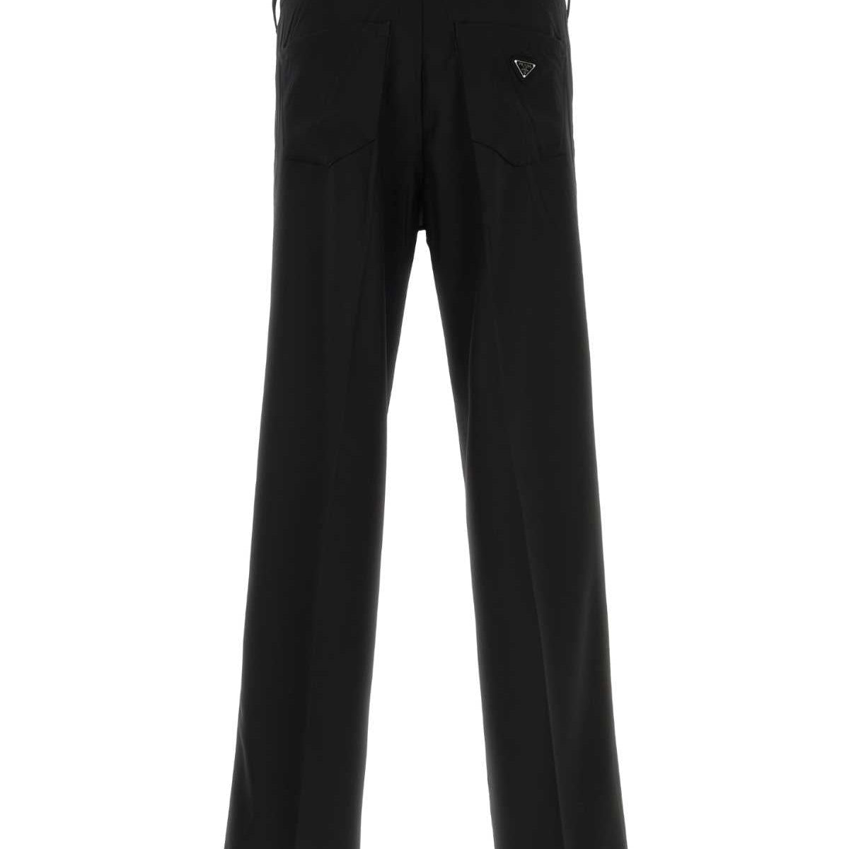 PRADA Essential Gabardine Pants for Men - FW25 Collection