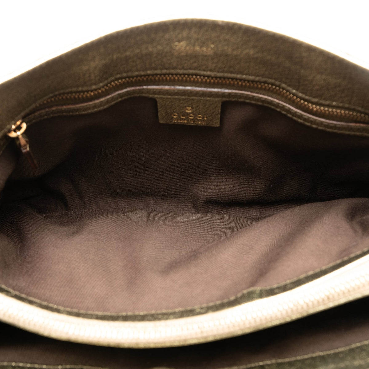 GUCCI GG Canvas Metal Bamboo Handbag