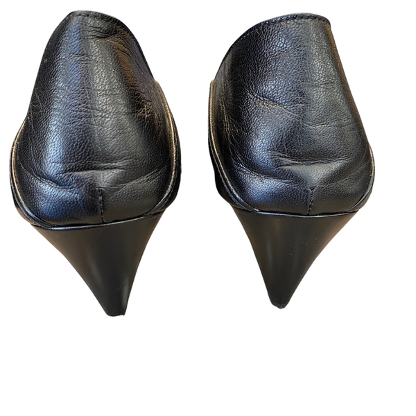 Alumnae Black Vamp Pointy Heels |US10|IT41|