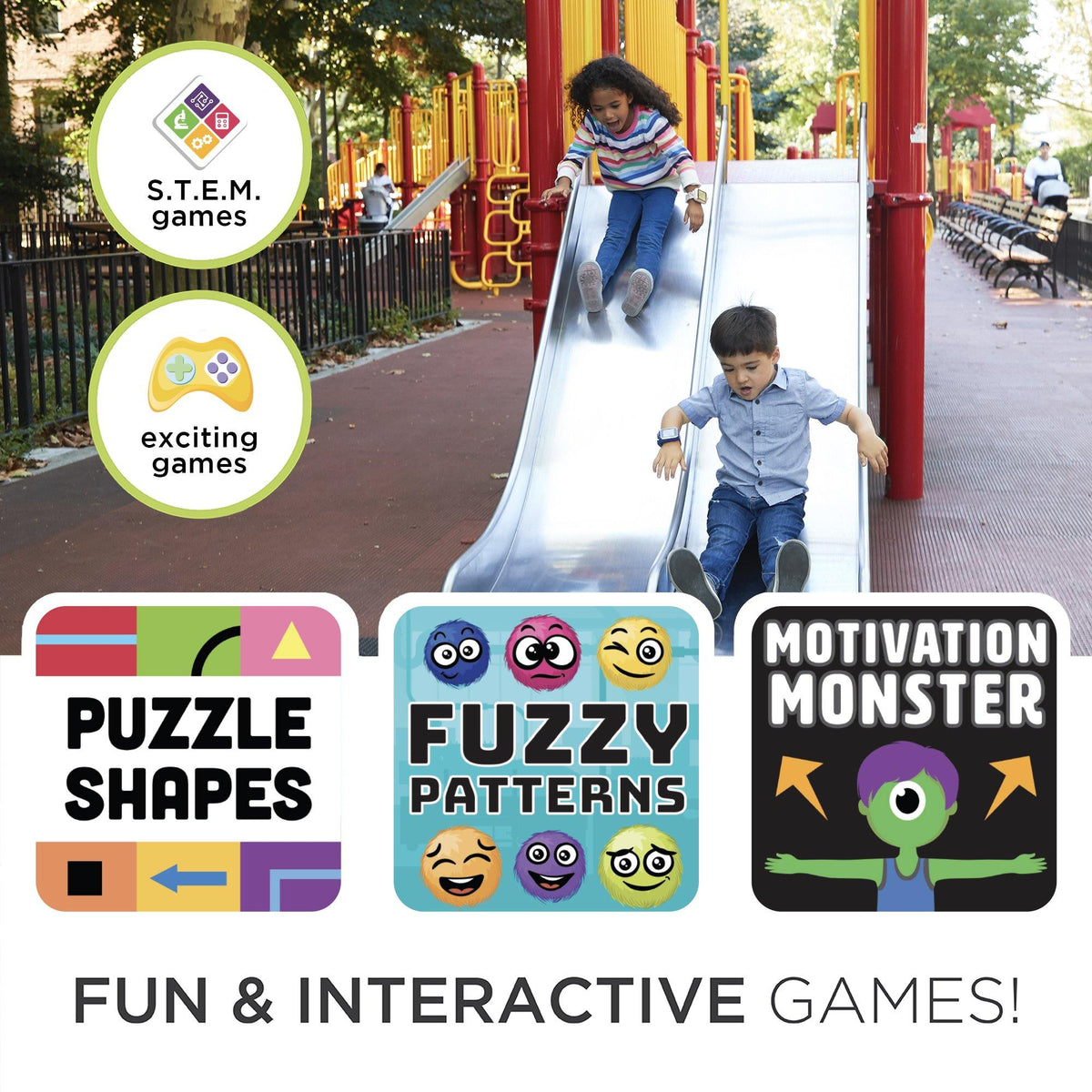PlayZoom 2 Kids Smartwatch: Airplane & Star Print