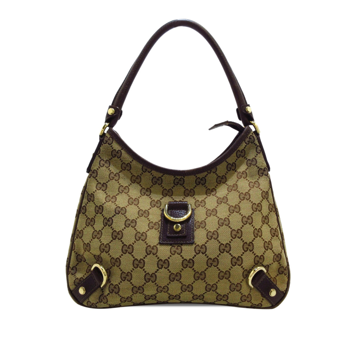 GUCCI GG Canvas Abbey D-Ring Shoulder Bag