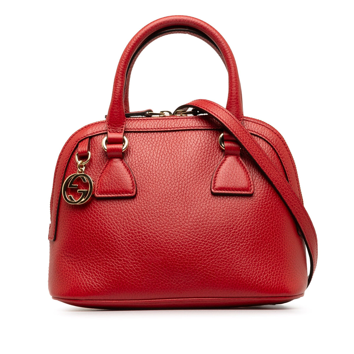 GUCCI Mini GG Charm Dome Satchel
