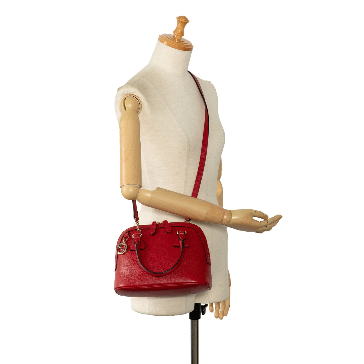 GUCCI Mini GG Charm Dome Satchel