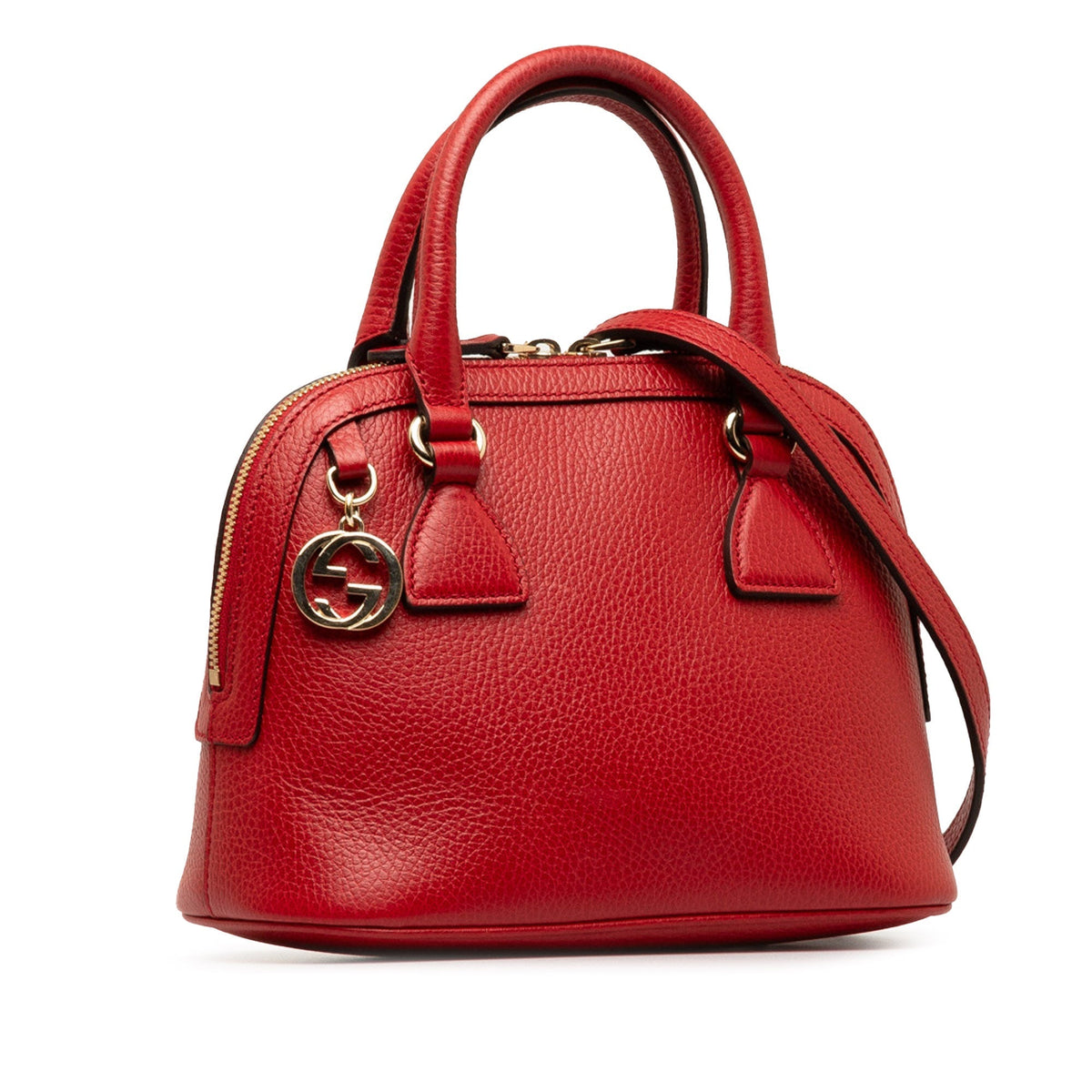 GUCCI Mini GG Charm Dome Satchel