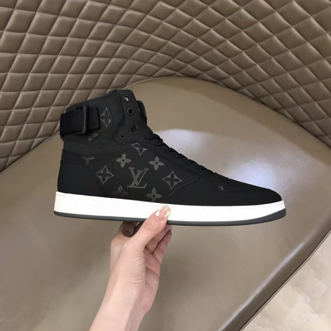 LV Rivoli High Top Sneaker Black
