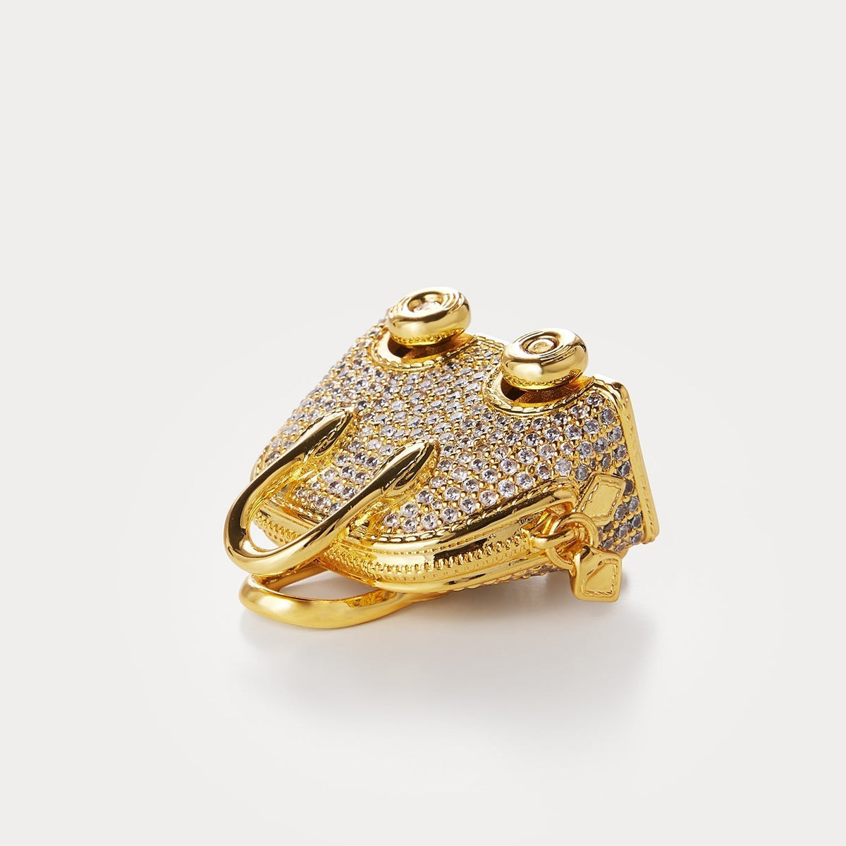 Sparkle Gold—Bolide On Wheels Bag Charm