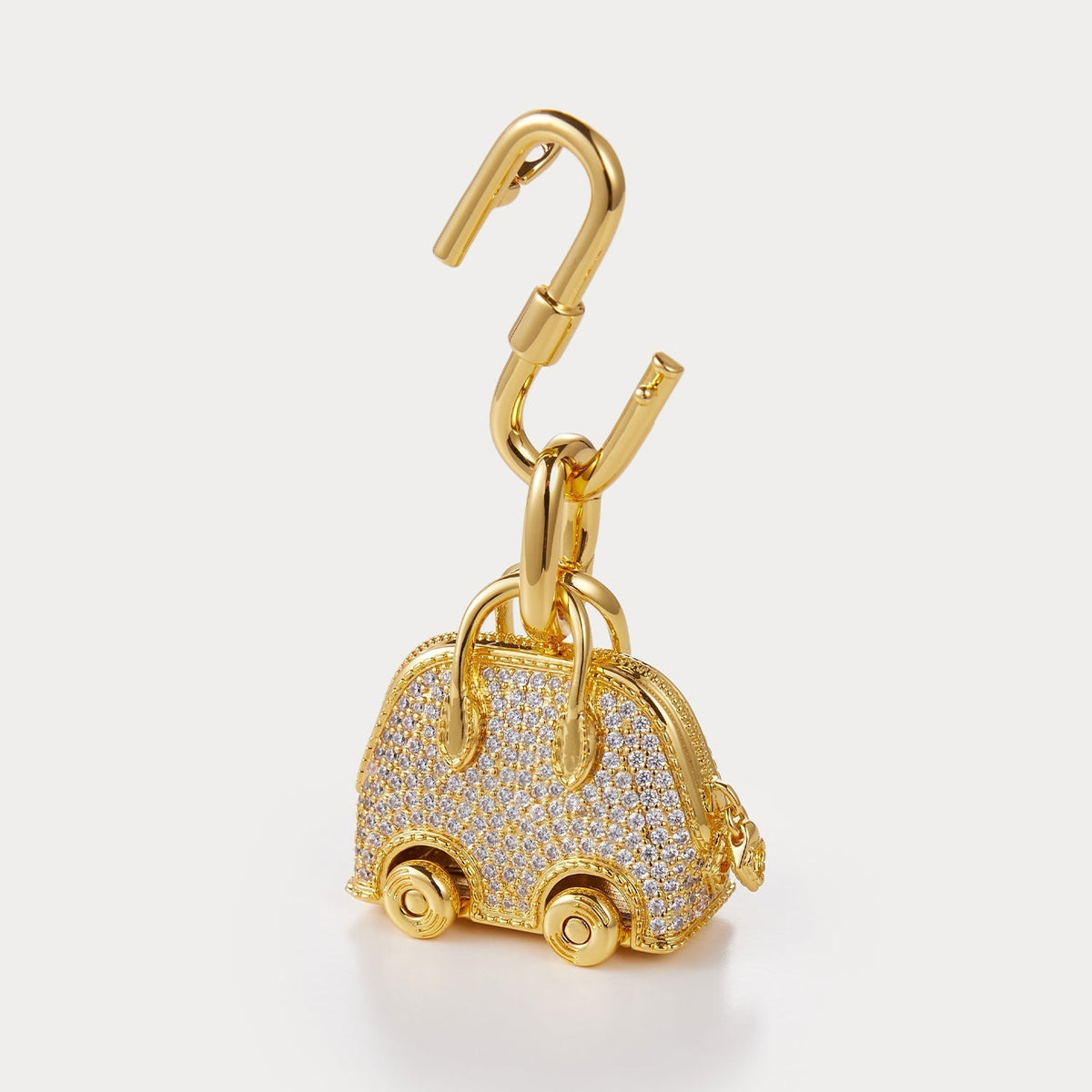 Sparkle Gold—Bolide On Wheels Bag Charm
