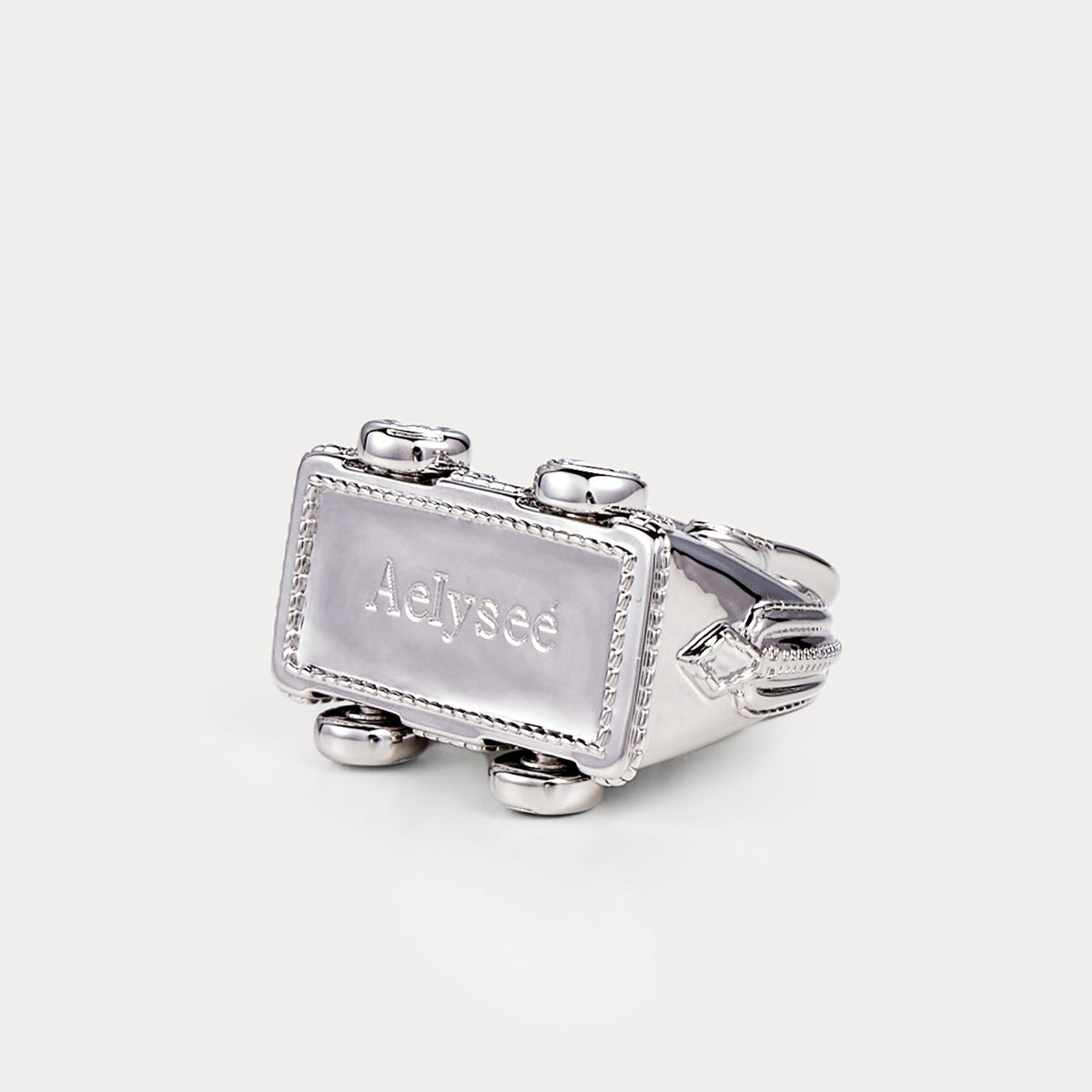 Classic Silver—Bolide On Wheels Bag Charm
