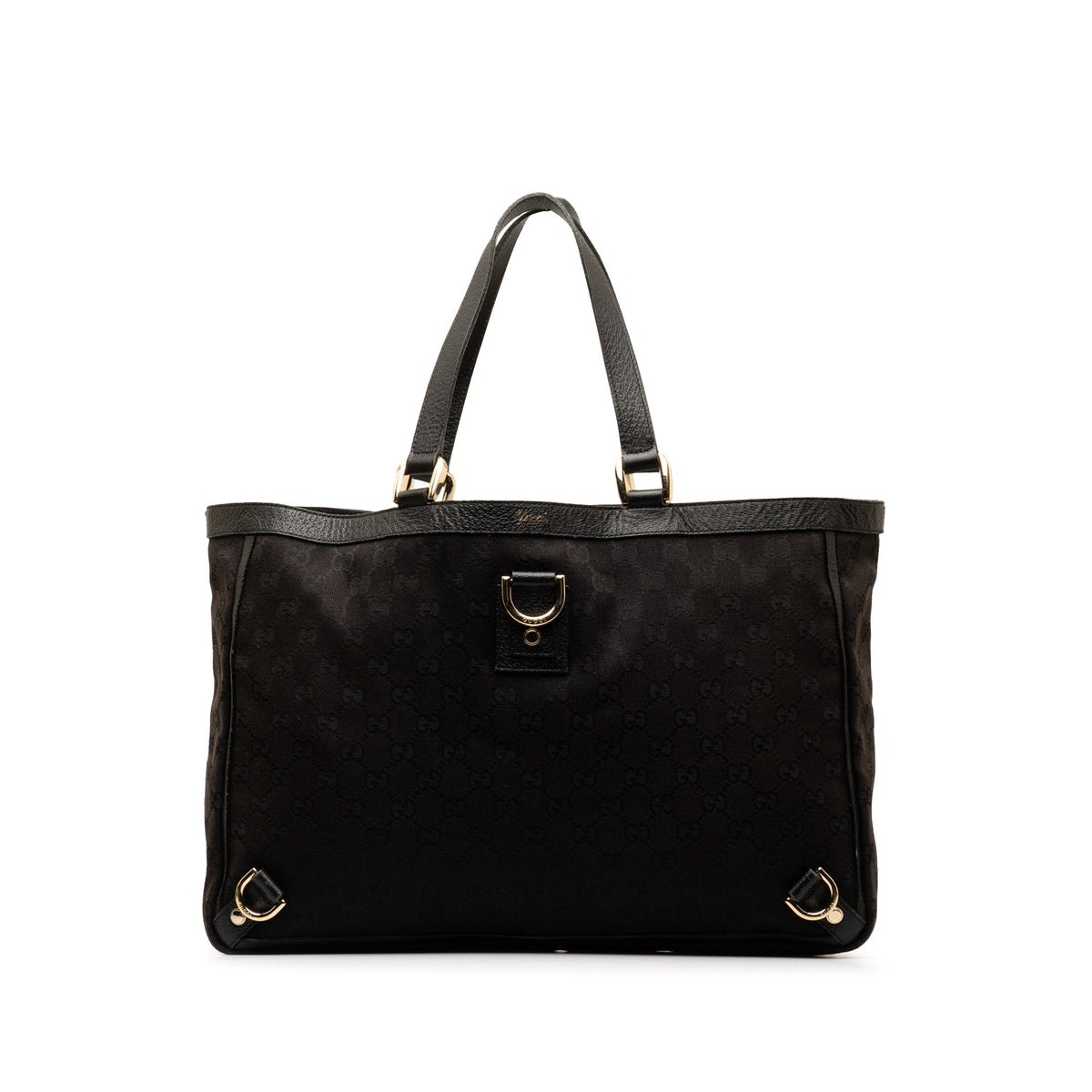 GUCCI GG Canvas Abbey D-Ring Tote Bag