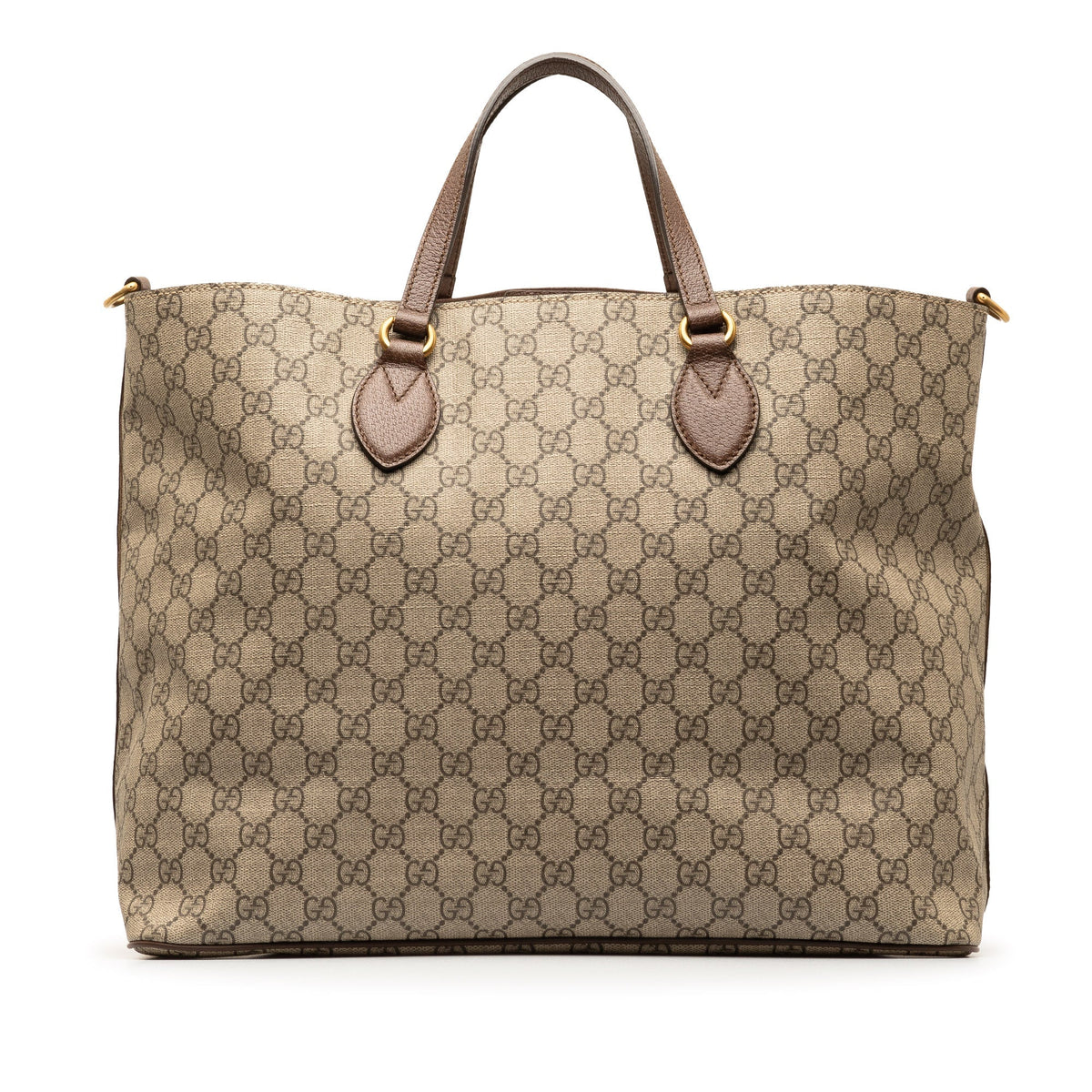 GUCCI Medium GG Supreme Soft Courrier Tote Satchel