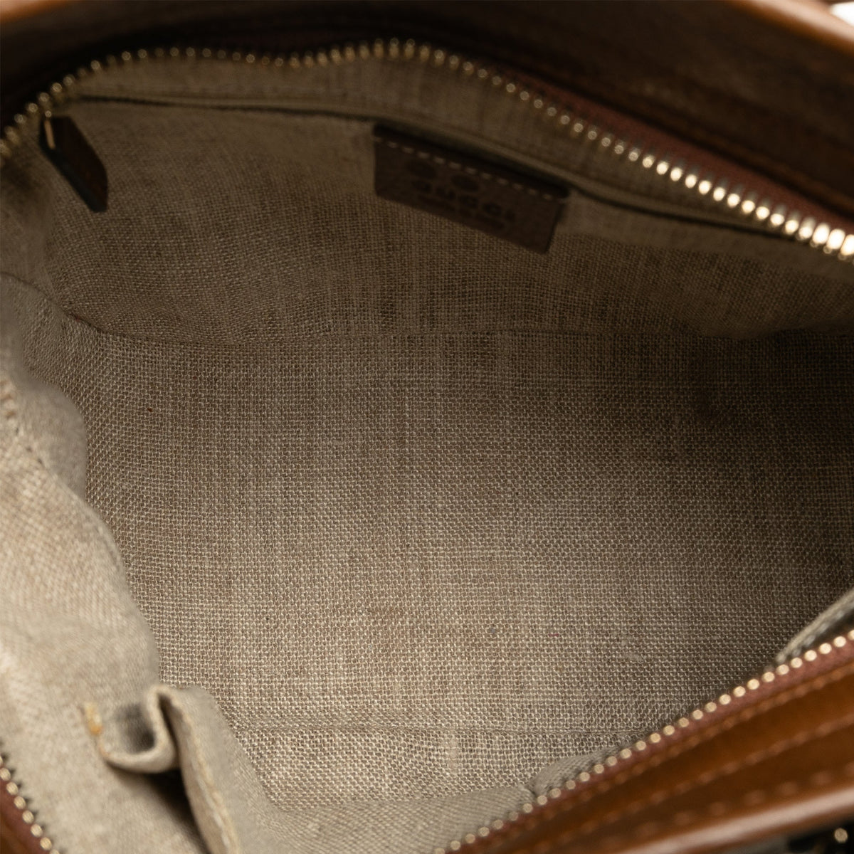 GUCCI GG Canvas Bree Satchel