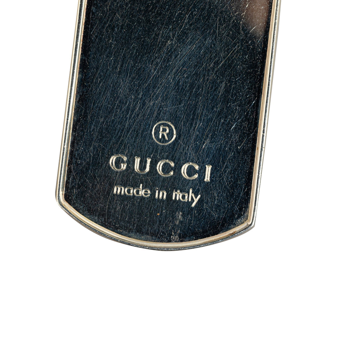 GUCCI Double Dog Tag Pendant Necklace Costume Necklace