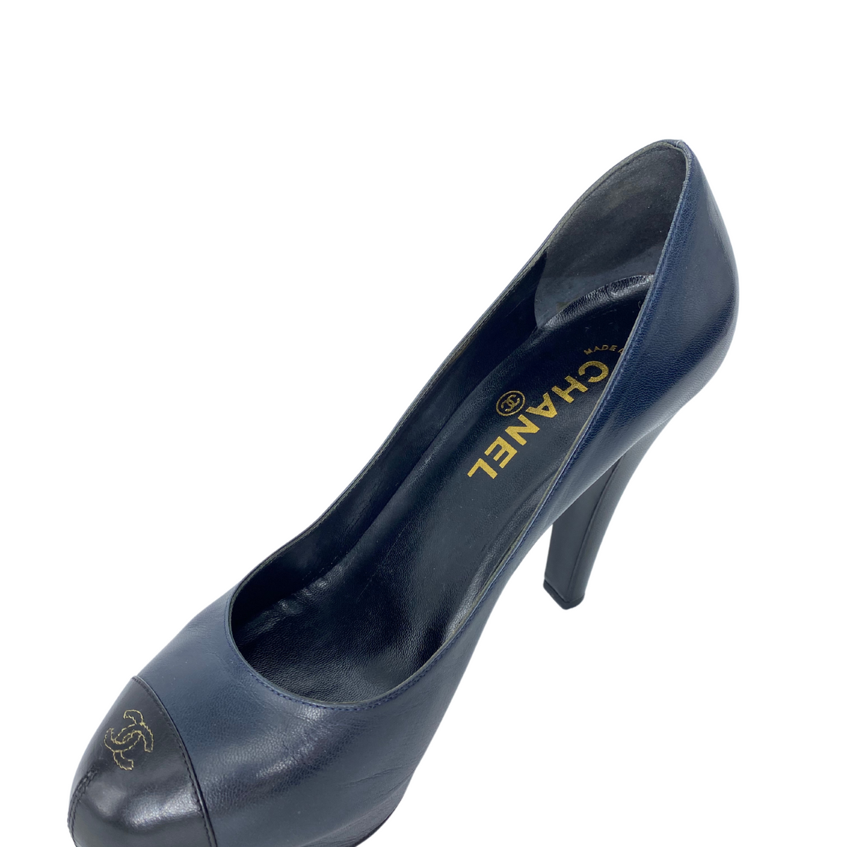 Chanel Leather Round Toe Pump |US9.5|FR39.5|