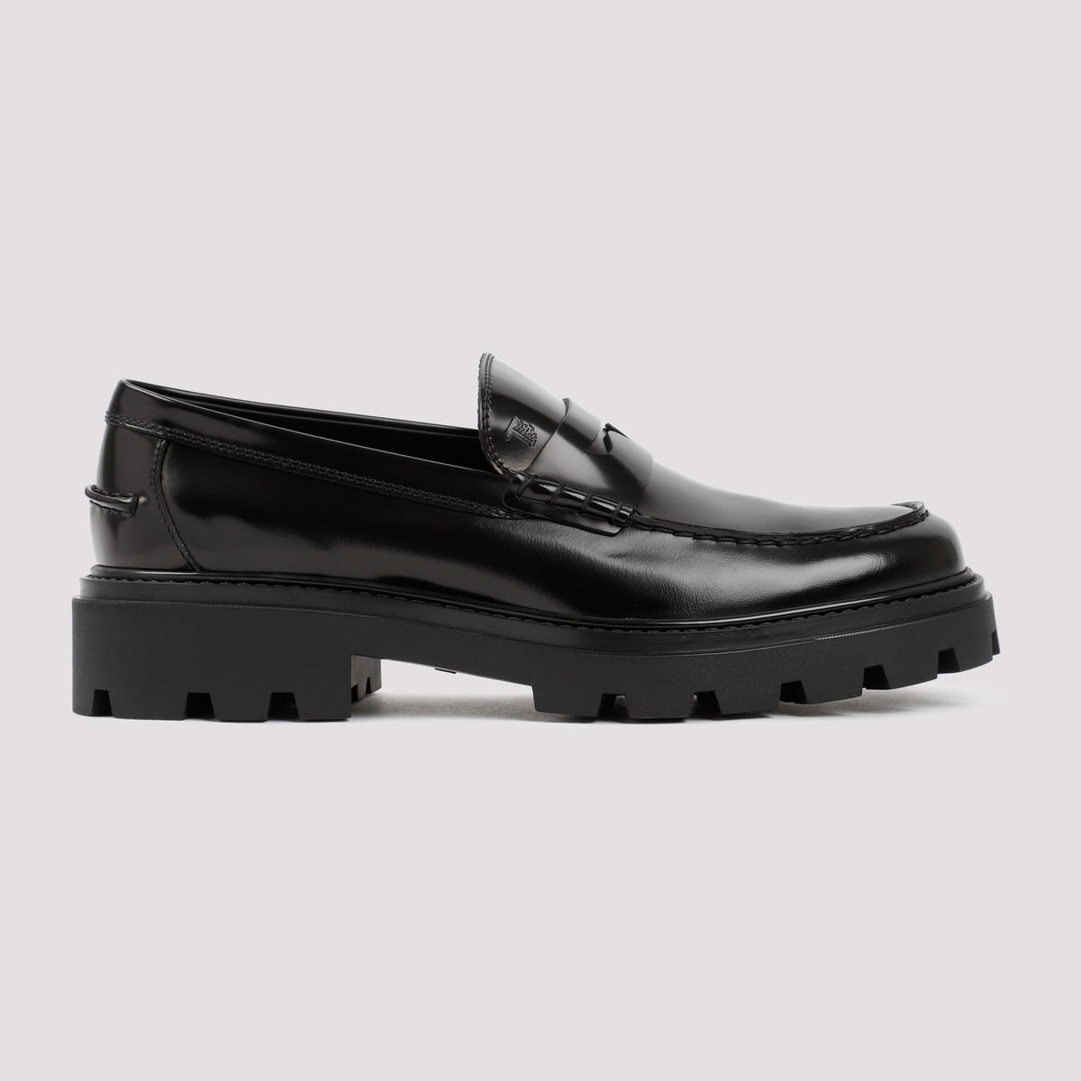 TOD`S BRUSHED LEATHER LOAFERS