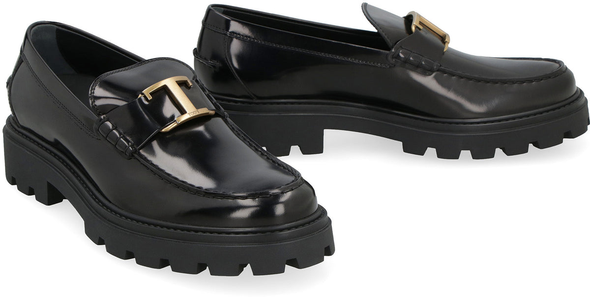 TIMELESS LOGO PLAQUE LOAFERS.