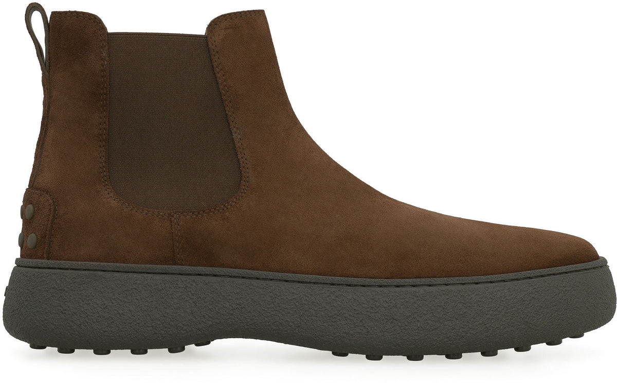 CHELSEA BOOT TOD'S W. G. IN SUEDE LEATHER
