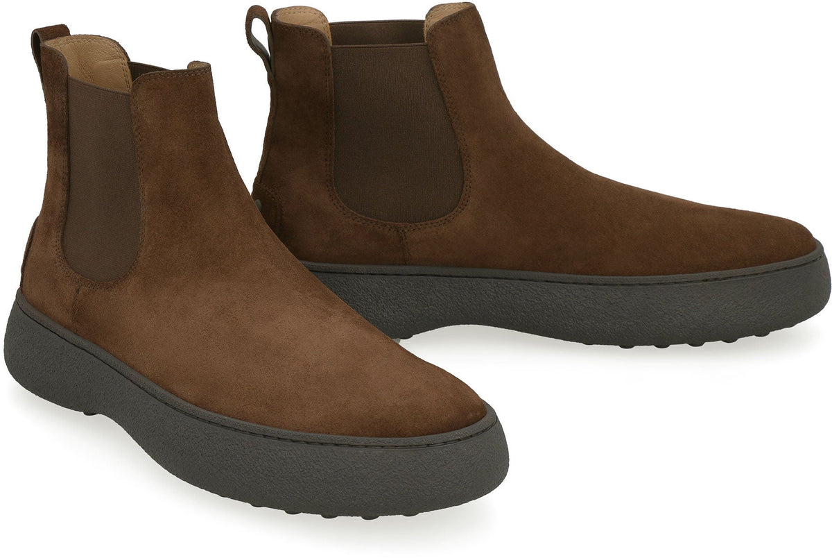 CHELSEA BOOT TOD'S W. G. IN SUEDE LEATHER