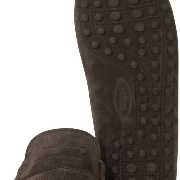 ALMOND TOE LEATHER LOAFERS