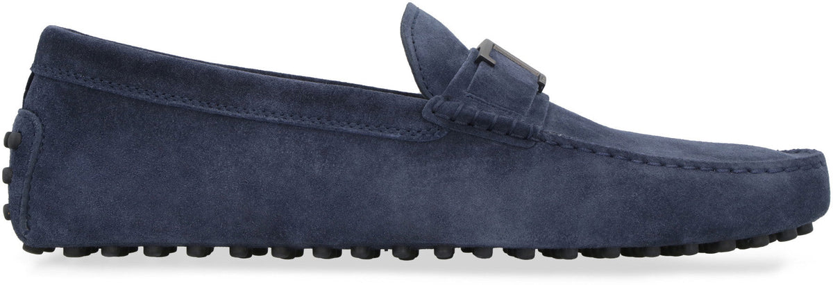 SUEDE LEATHER MOCCASIN GOMMINO