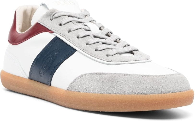 LUXURIOUS CALF LEATHER TAB SNEAKERS