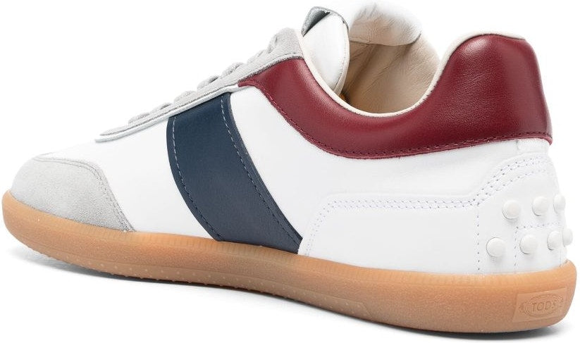 LUXURIOUS CALF LEATHER TAB SNEAKERS