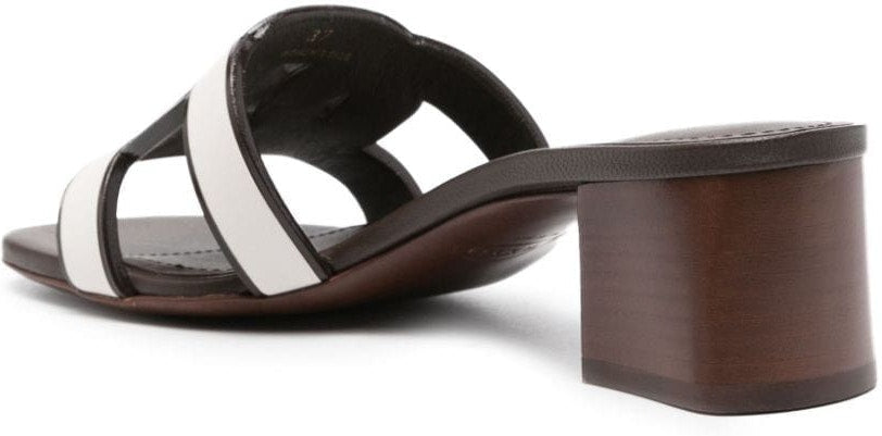 LEATHER HEELED SANDAL