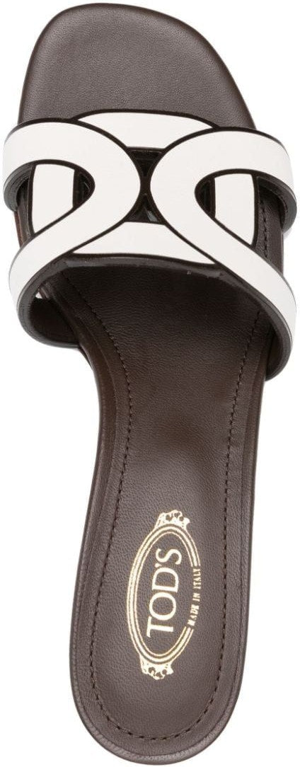 LEATHER HEELED SANDAL