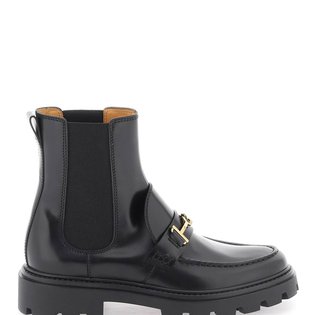 CHELSEA ANKLE BOOTS WITH METAL DETAIL