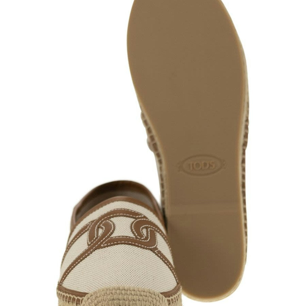 SLIP-ON KATE IN CANVAS AND LEATHER