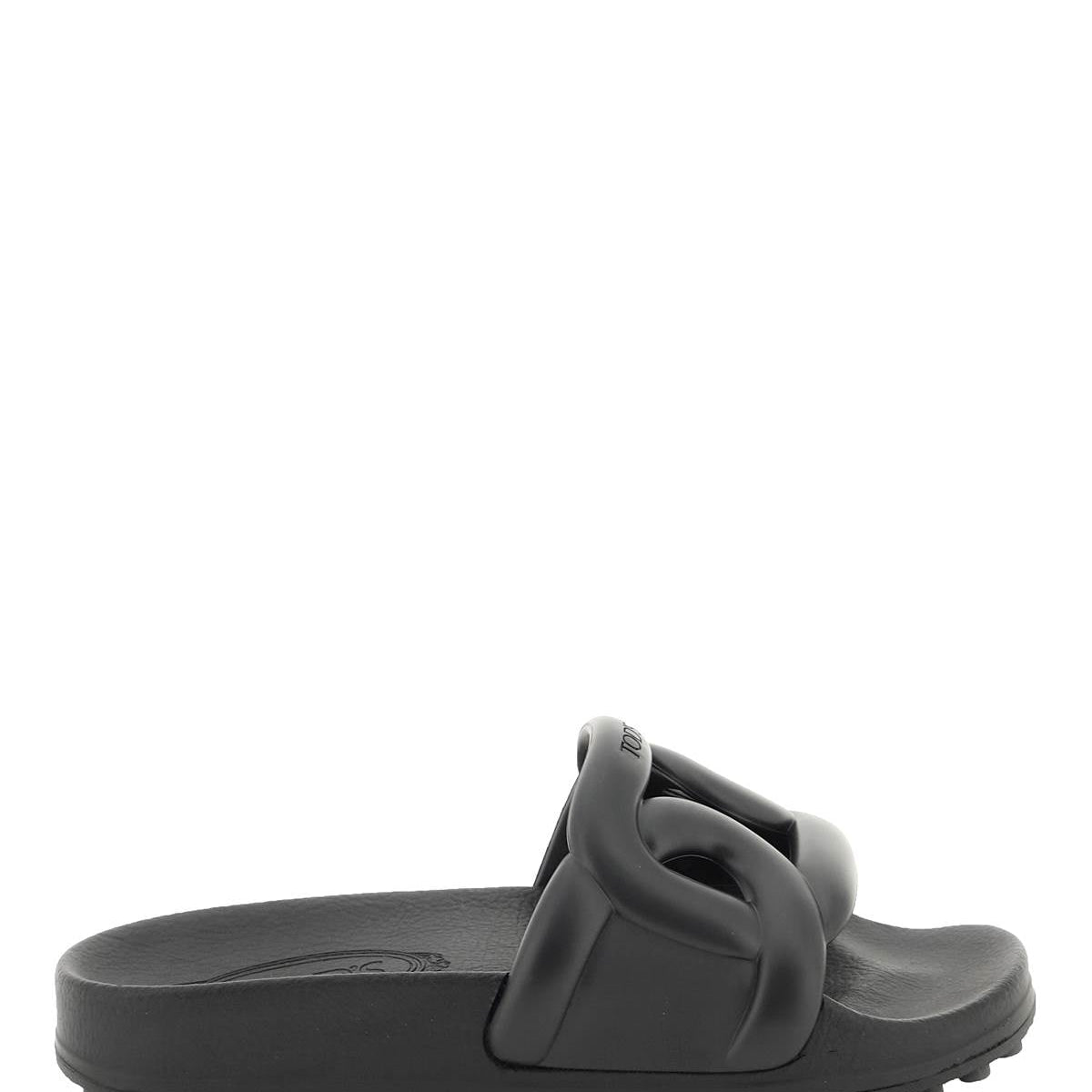 RUBBER SLIDES WITH MAXI CHAIN