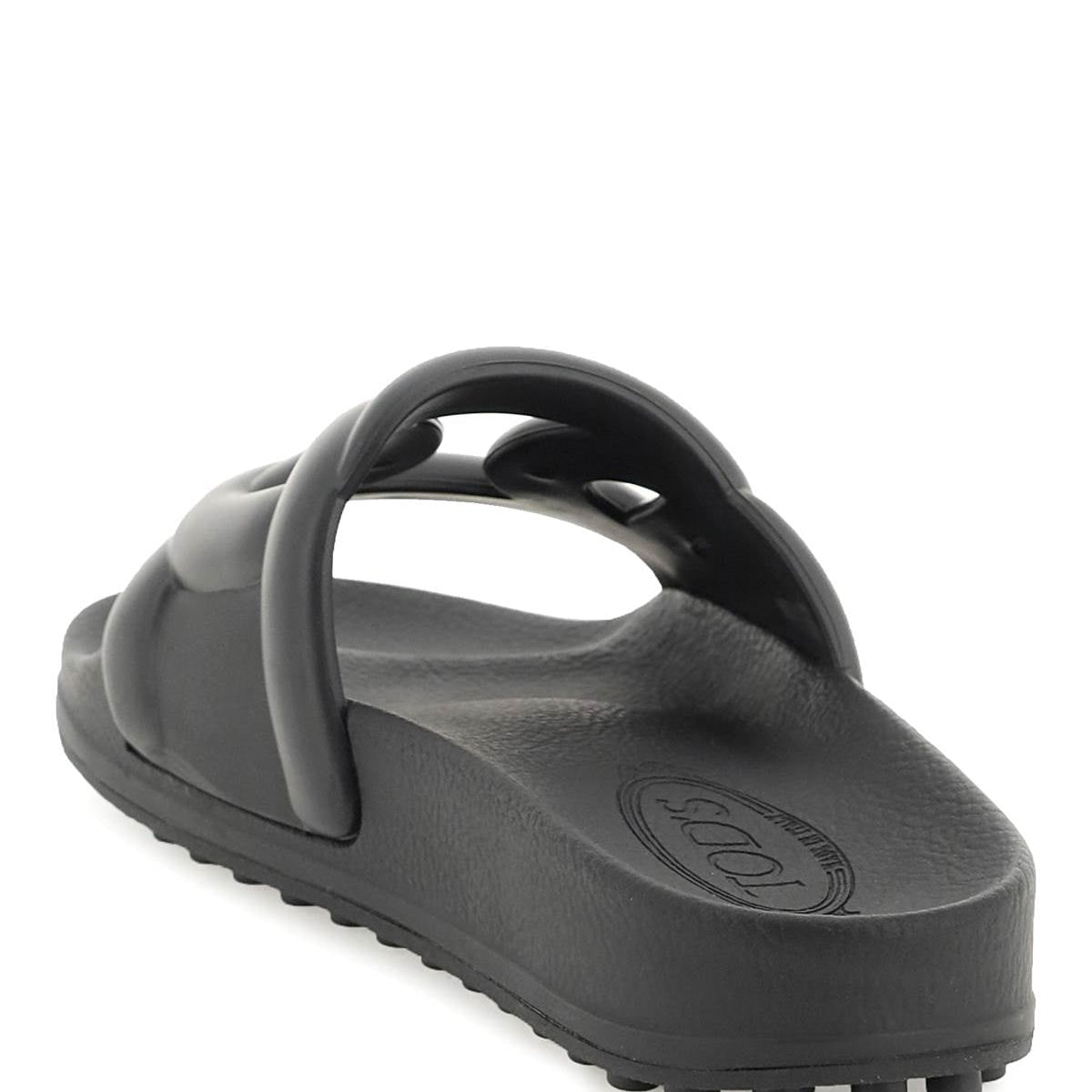 RUBBER SLIDES WITH MAXI CHAIN
