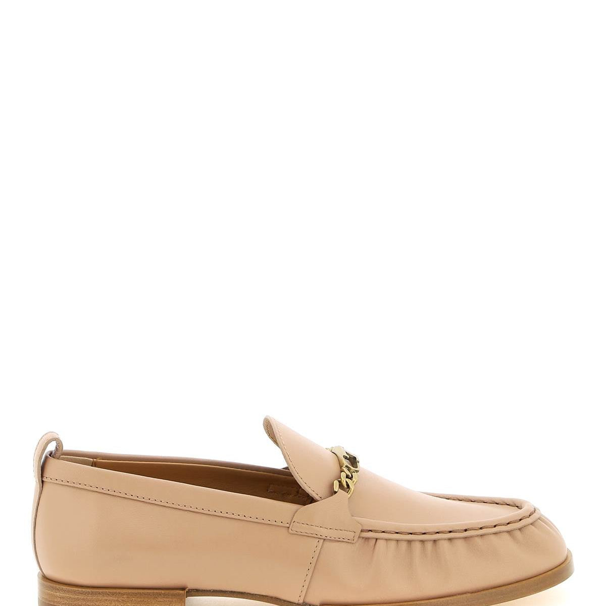 T CHAIN LOAFERS