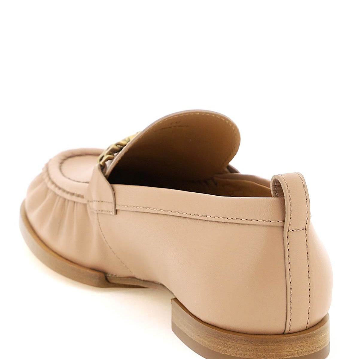 T CHAIN LOAFERS