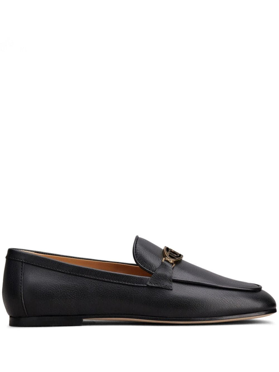 LOGOPLAQUE LEATHER LOAFERS