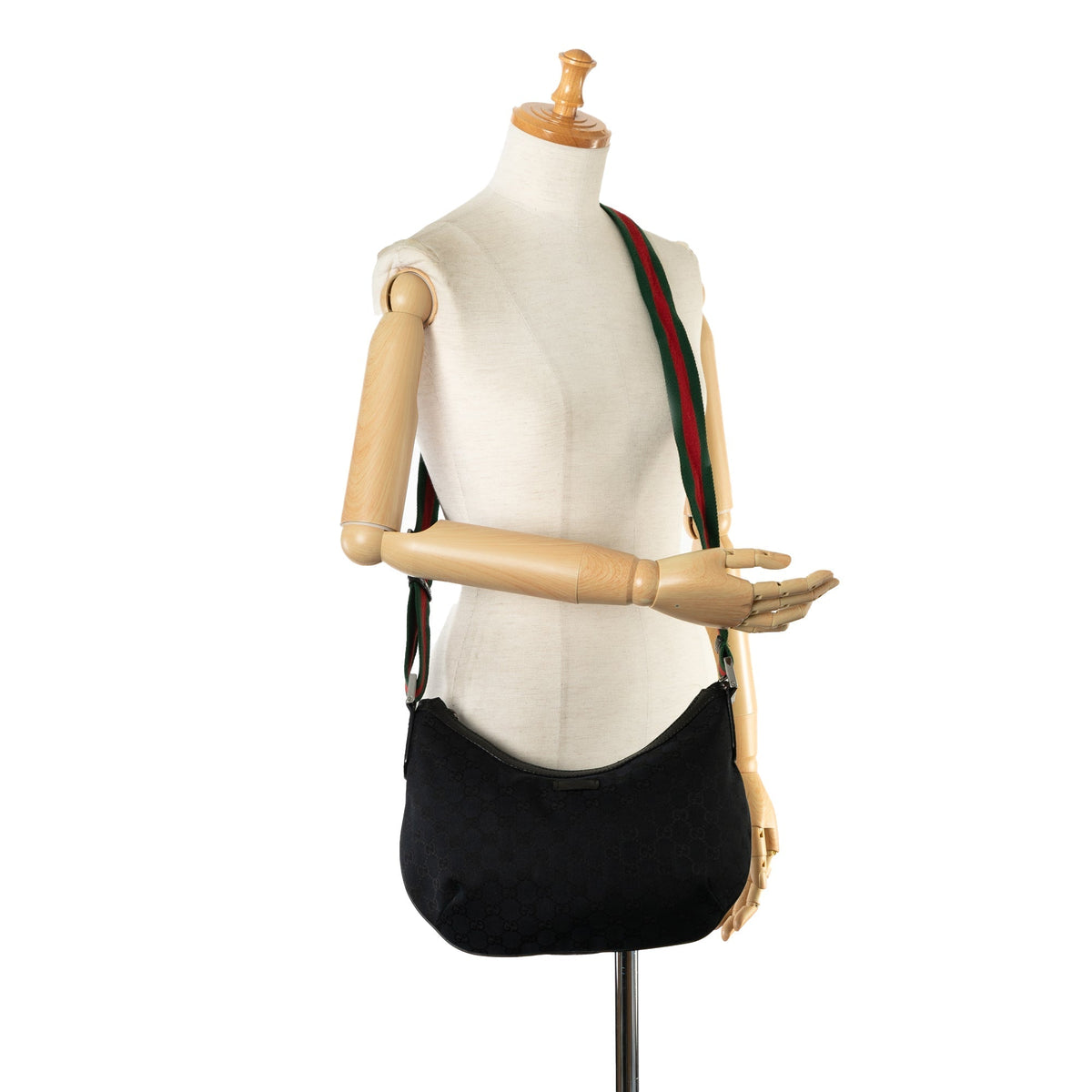 GUCCI GG Canvas Web Crossbody Crossbody Bag