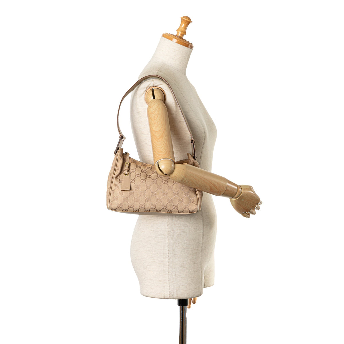 GUCCI GG Canvas Shoulder Bag