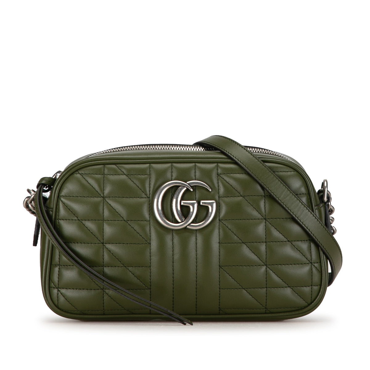 GUCCI Small GG Marmont Aria Matelasse Camera Bag