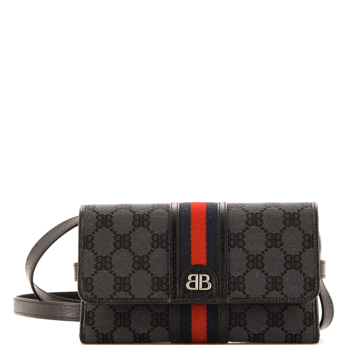 Balenciaga x Gucci The Hacker Wallet on Strap BB Canvas