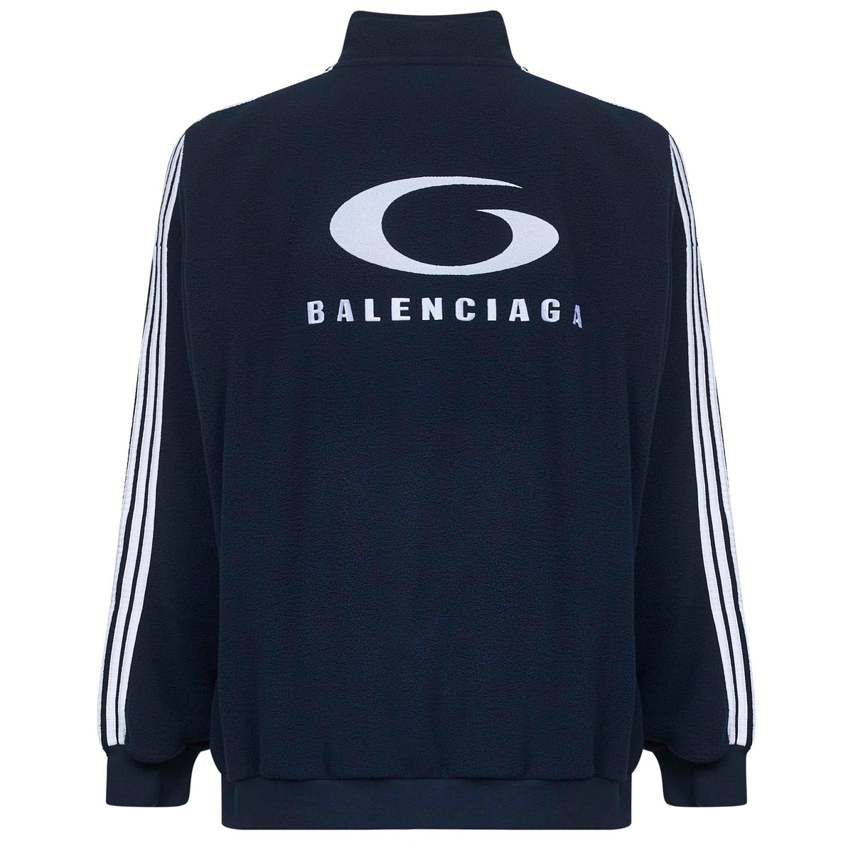 Balenciaga Men Blue Loop Sports Icon Zip-Up Jacket