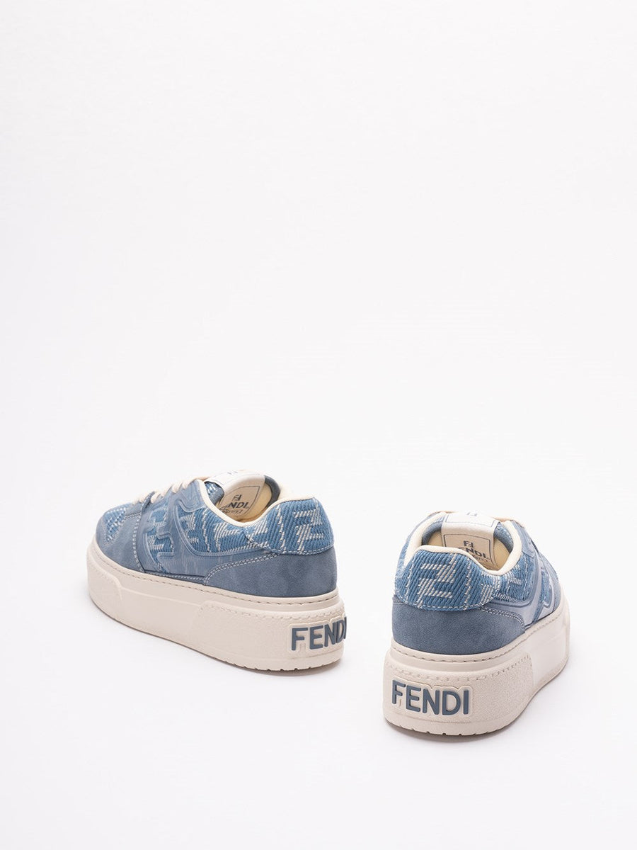 Fendi Women `Ff Match` Denim Sneakers