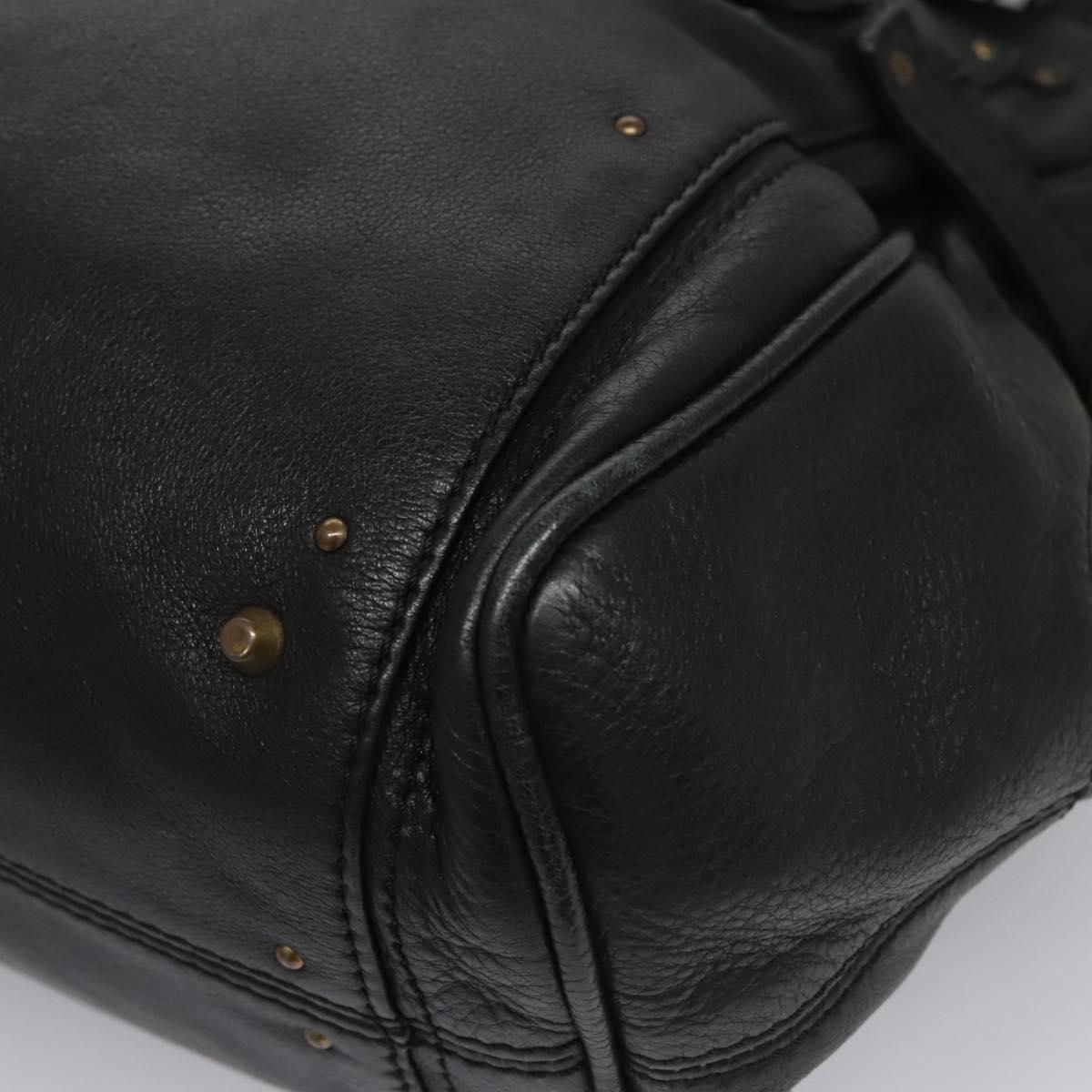 Chloe Paddington Hand Bag Leather Black am7564