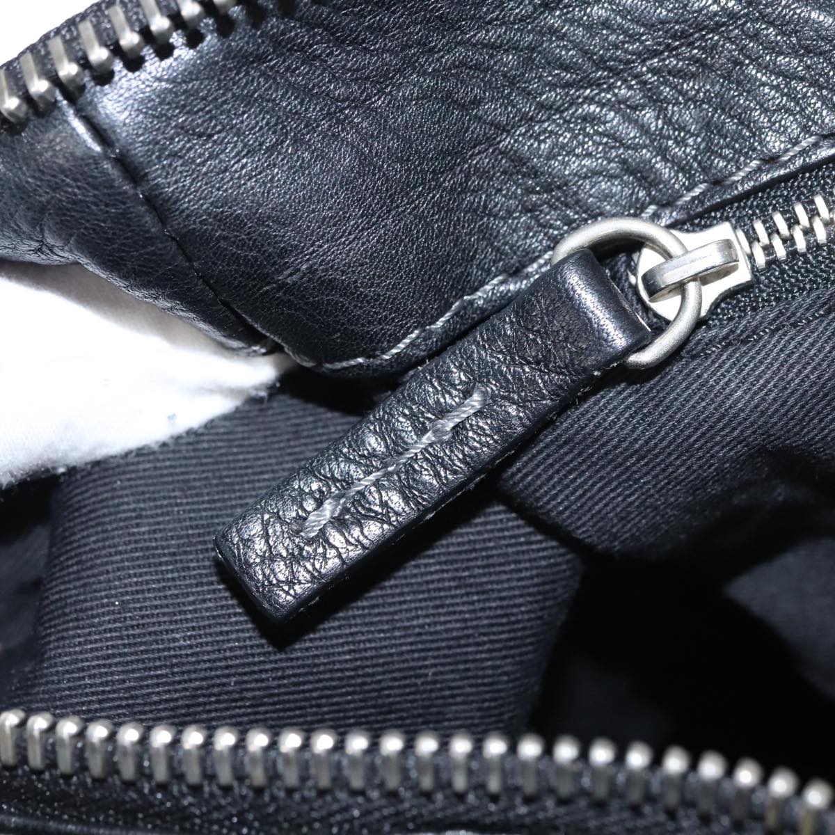 Chloe Paddington Shoulder Bag Leather Black Gold am7567