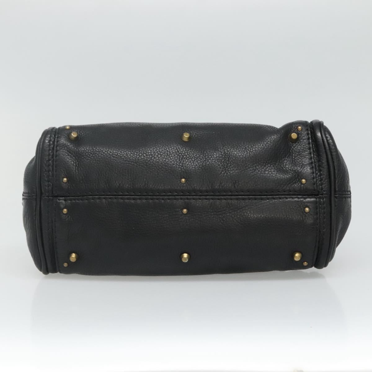 Chloe Paddington mini Hand Bag Leather Black am7623