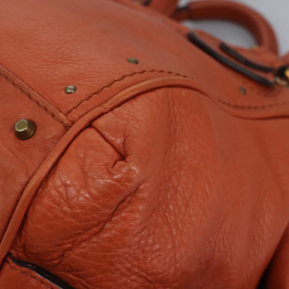 Chloe Paddington Hand Bag Leather Brown am7627