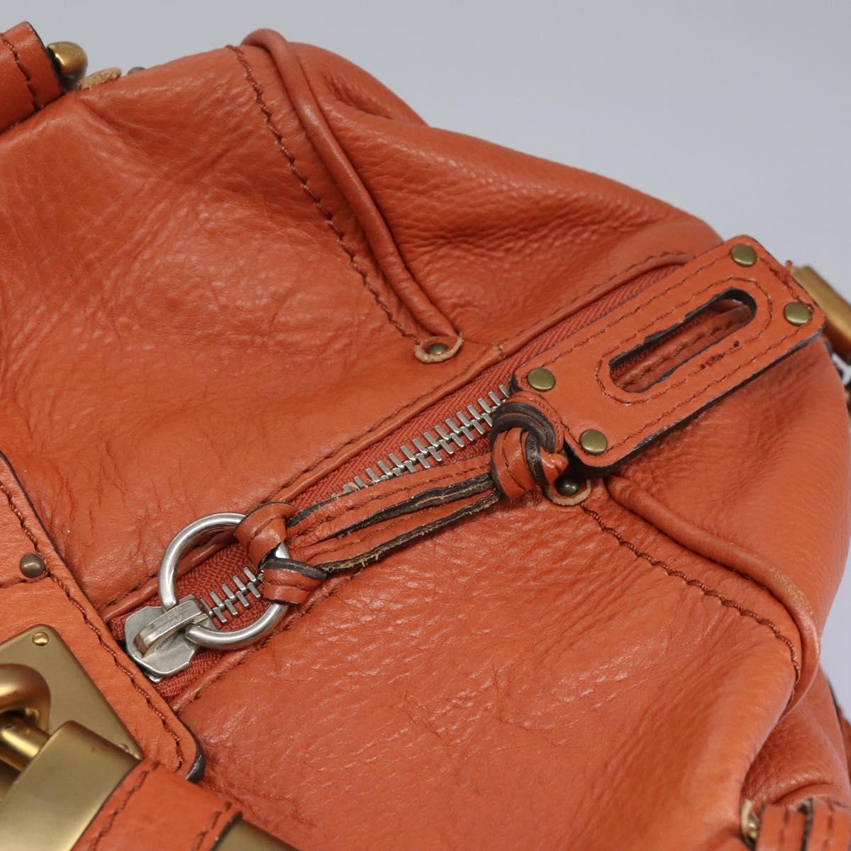 Chloe Paddington Hand Bag Leather Brown am7627