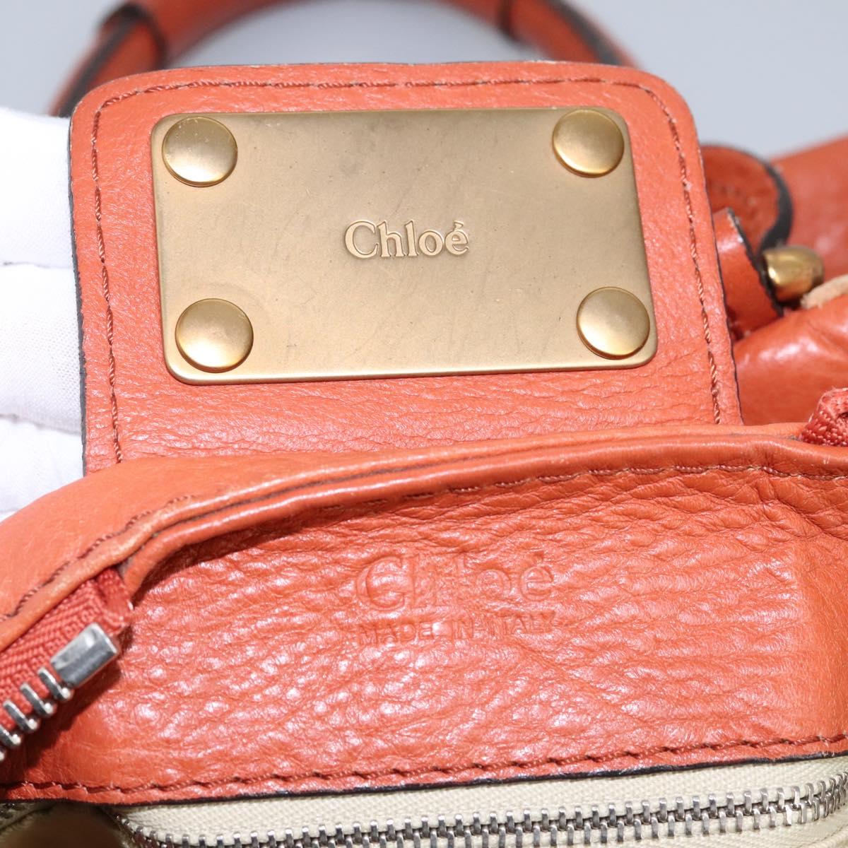 Chloe Paddington Hand Bag Leather Brown am7627
