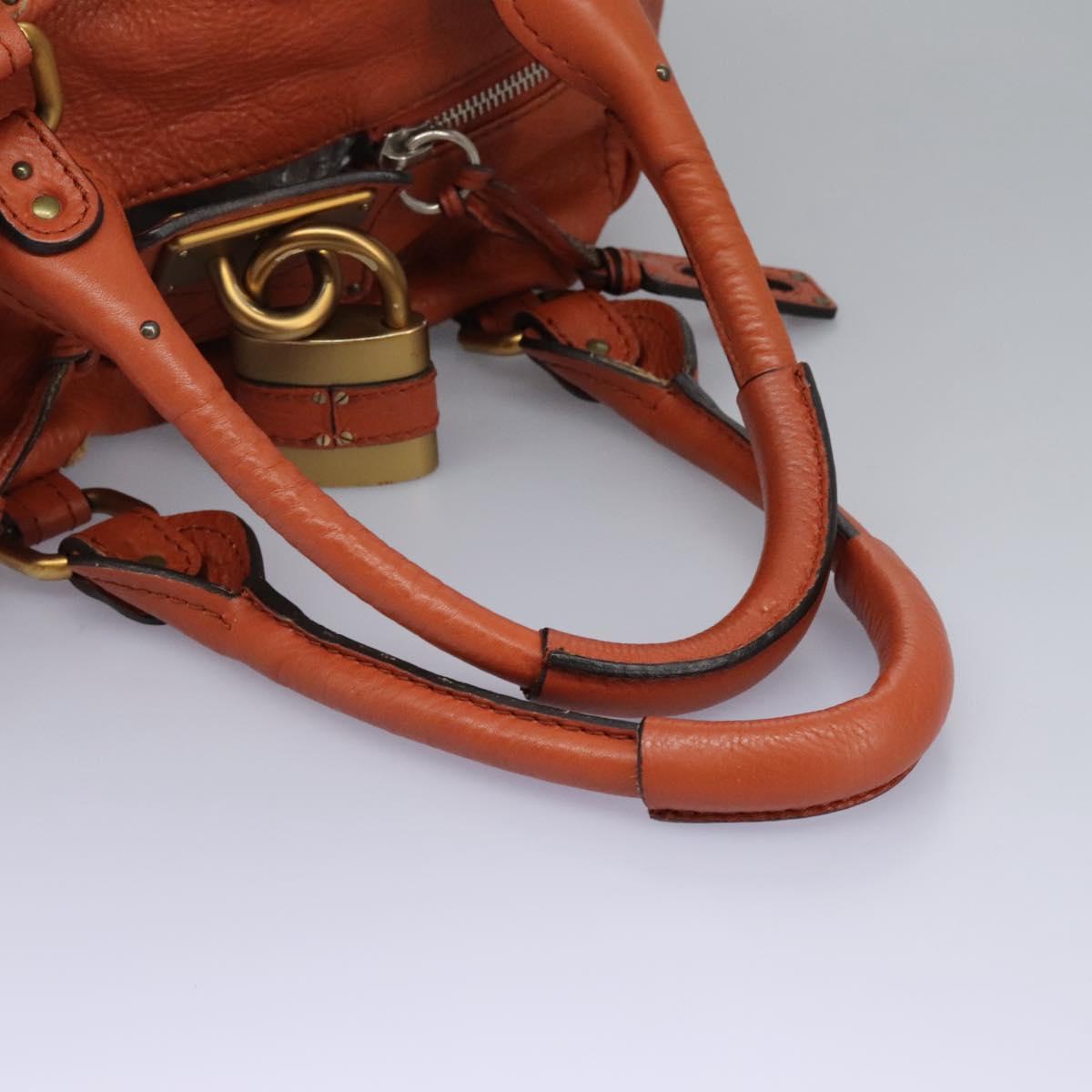 Chloe Paddington Hand Bag Leather Brown am7627