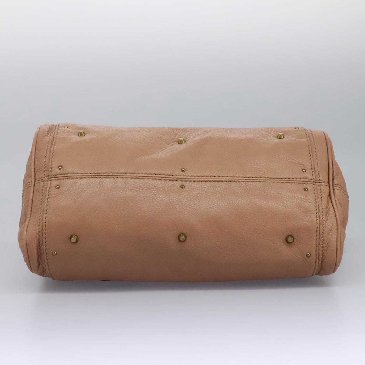 Chloe Paddington Hand Bag Leather 2way Beige am7628